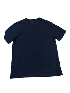 HUGO BOSS V-Neck T-SHIRT Size XL Blue Cotton Mens - Picture 1 of 7