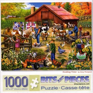 Feeding Time 1000 Piece Puzzle - Picture 1 of 1