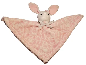 HB Hudson Baby Bunny Lovey weiche Plüsch Sicherheitsdecke rosa Schleife weiß Kaninchen - Bild 1 von 8