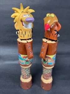 ANGRY BEAVERS GIGGLE WIGGLE STICK - 2ER SET - NOCH VERSIEGELT - NICKELODEON 1999 - Bild 1 von 5