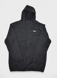 Freedom Industries Sweatshirt Mens XL Black Hoodie Fleece Full Zip Mock Neck - Picture 1 of 10