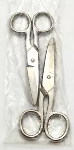 Juego de 2 tijeras de electricista de hoja estándar de 5" Crescent Wiss 175E LKNW - Imagen 1 de 3