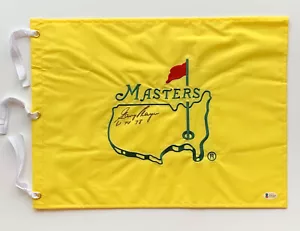 Gary Player Autographed Undated Masters Pin Flag signed Beckett BAS LOA coa - Picture 1 of 2