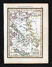 1832 Murphy Map Ancient Greece Aegean Sea Cyclades Naxos Paros Crete Ilands 