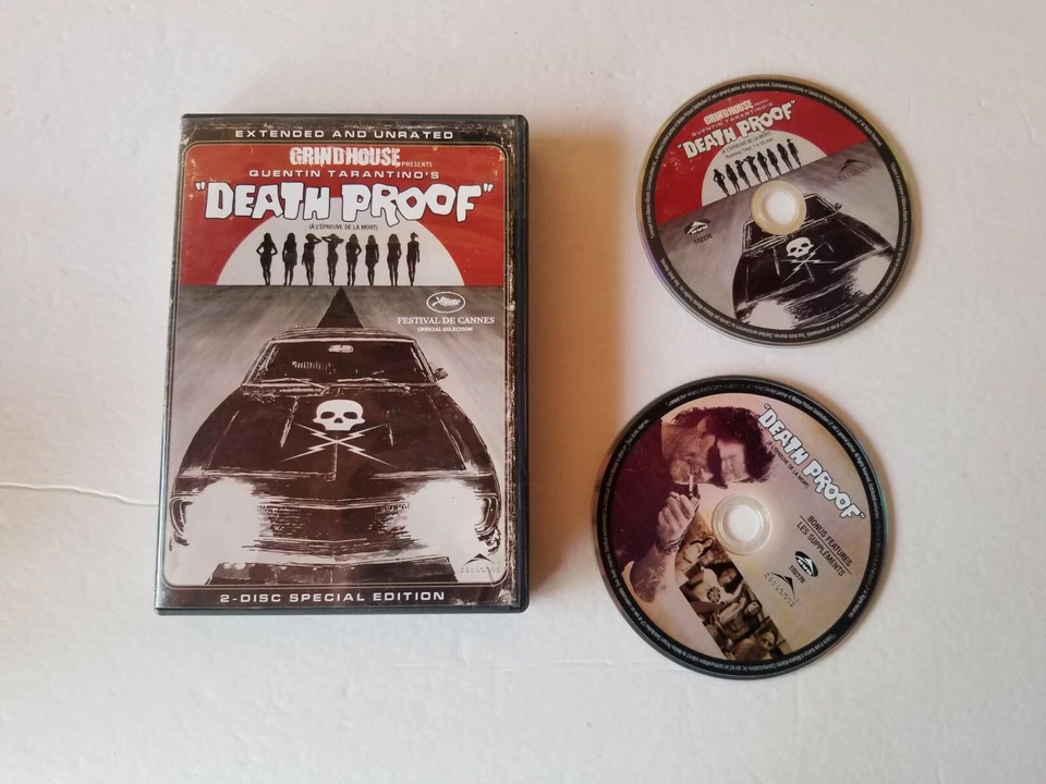Death Proof (DVD, 2 Disc Extended / Unrated, 2007) - Image 1 of 1