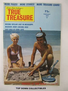True Treasure Magazine Februar 1973 Sie fielen in einen Schatz - Bild 1 von 2