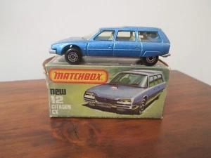Matchbox Superfast MB 12 CITROEN CX. Type 'L' box - Picture 1 of 13