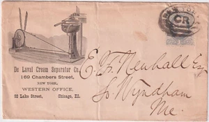 1ct gray bnkte Oval New York Cl advt De Lavel Cream Seperator Co (b284) - Picture 1 of 1