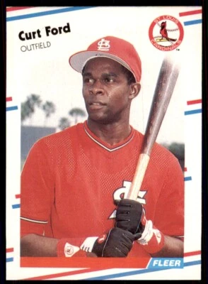 1988 Fleer Curt Ford St. Louis Cardinals #32 - Image 1 of 2