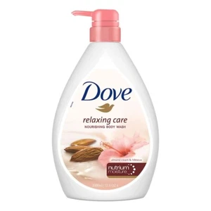 Dove Relaxing Almond Cream Body Wash with Hibiscus for Smooth & Soft Skin 1L - Picture 1 of 8