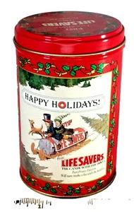 🛷 Life Savers 1989 Limited Edition Holiday Keepsake Dose Weihnachtsschlitten leer - Bild 1 von 3