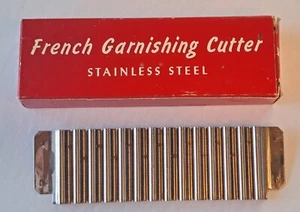 Vintage Ronco Dial-O-Matic Food Slicer Part / FRENCH GARNISHING CUTTER - Imagen 1 de 8