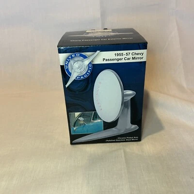 Espejo retrovisor exterior convexo para coche de pasajeros Chevy 1955-57 con flecha de señal de giro LED para Foto 1 de 4