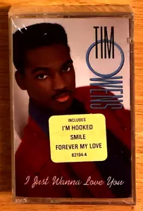 TIM OWENS: I JUST WANNA LOVE YOU (1991) CASSETTE TAPE—HYPE STICKER—NEW & SEALED - Picture 1 of 2