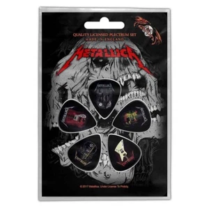 METALLICA GUITARS 5 PLECTRUM GIFT SET OFFICIALLY LICENSED - Picture 1 of 7