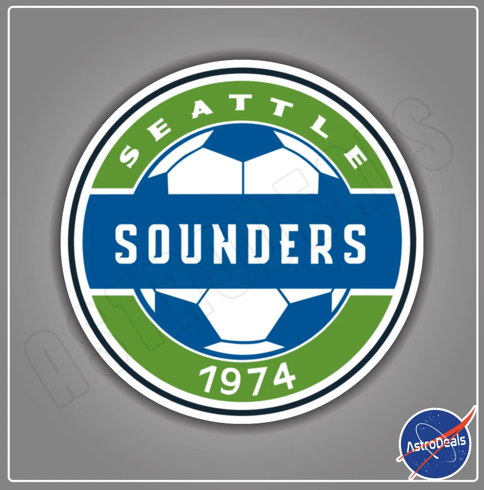 Seattle Sounders FC MLS Soccer Football Logo Sticker Decal *Size: 3"-12"* - Image 1 of 1