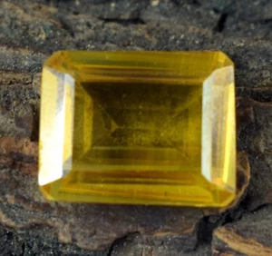 Natürlicher Smaragdschliff gelber Mali Granat 10,50 ct loser Edelstein zertifiziert C803 - Bild 1 von 10