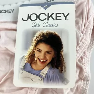1998 Jockey Classic French Cut Panties Pink Girls L 12-14 Combed Cotton Y2K - Picture 1 of 10