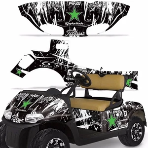 Kit de calcomanías de gráficos para carro de golf para E-Z-Go Freedom RXV 15-22 GREEN STAR - Imagen 1 de 3
