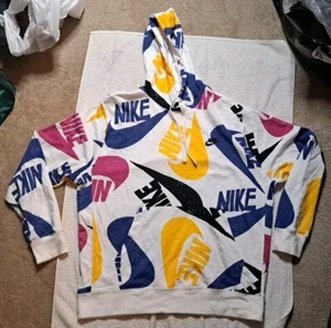 Nike NSW Sportswear French Terry Club Pullover Hoodie Mens Size Large DD1121-455 - Picture 1 of 9