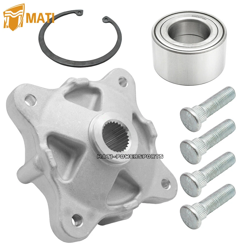 Buje de rueda trasera y cojinete y puños para Polaris Sportsman 400 450 500 570 600 700 800 Foto 1 de 4