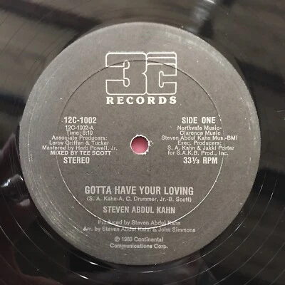 Steven Abdul Kahn ‎– Gotta Have Your Loving 12" 1983 US Electronic Disco Funk x - Bild 1 von 4