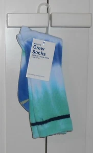 OLD NAVY BLUE TIE-DYED GENDER-NEUTRAL TUBE SOCKS - ONE SIZE - Picture 1 of 2