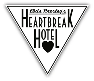 Elvis Presley's Heartbreak Hotel Car Bumper Sticker Decal - 3'', 5'' or 6'' - Picture 1 of 1