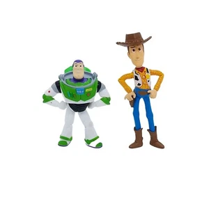 Disney Pixar Toy Story Figuren, Woody & Buzz Lightyear 3" & 4" Top Zustand - Bild 1 von 3