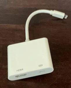 7"L HDMI Converter Adapter 1080P Digital Adapter Charging For iPhone 7-11pro - Zdjęcie 1 z 1