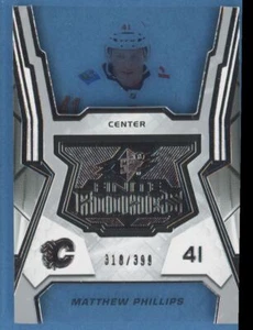 2021-22 SPx Finite Rookies /399 Matthew Phillips  Calgary Flames #F-16 - Picture 1 of 2