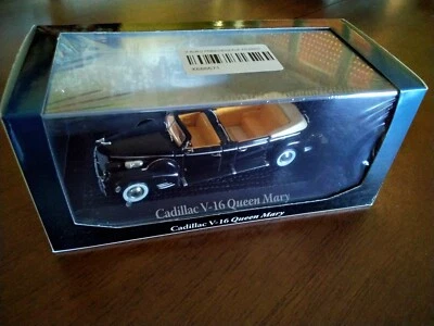 CADILLAC V-16 QUEEN MARY CHAMPAGNE ELECTORALE HARRY TRUMAN 1948 SCALA 1:143 NEW - Immagine 1 di 4