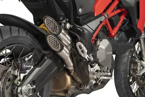 QD Powergun Euro 4 Slip on Exhaust Ducati Multistrada 950 / S 2017-2021 - Picture 1 of 5