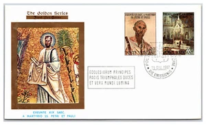 VATICAN Golden Series Cacheted Unaddressed Unsealed First Day of Issue Cover V12 - Picture 1 of 1