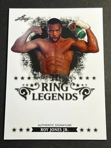 2013 Leaf Sports Heroes PROOF MISSING AUTOGRAPH Ring Legends Roy Jones Jr - Picture 1 of 2