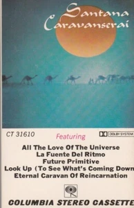 SANTANA CASSETTE TAPE: "CARAVANSERAI" 1972 FIRST ISSUE - Picture 1 of 5