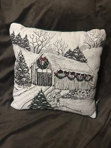 Riverdale Deko Wandteppich Überwurf Kissenbezug Brücke Weihnachten Motiv - Bild 1 von 5