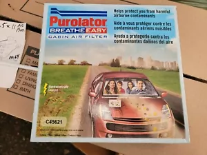 Purolator C45621 CABIN AIR FILTER FITS VOLVO C30, C70, S40, V50 FREE SHIP - Foto 1 di 5