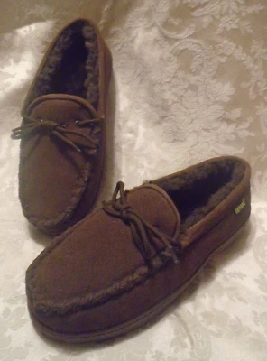 New Old Friend Loafer Moc Men's 9 D Dark Brown Suede Rubber Outsole  MSRP $94.95 - Image 1 of 4