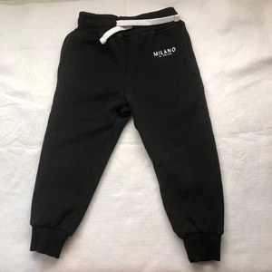 "Baby Milano" Unisex Kids Size 4T Black Joggers/Sweatpants Milano Di Rouge - Picture 1 of 9