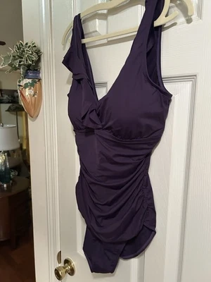 Traje de baño ralph lauren morado talla 14 nuevo sin etiquetas Foto 1 de 3