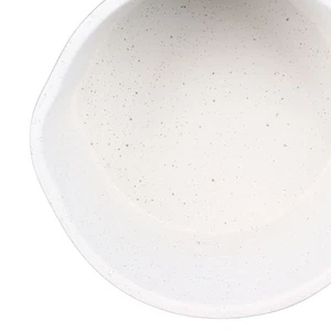 (White)Kitchen Sauce Pan Prevents Stick Deepening Height Stone Sauce - Picture 1 of 24