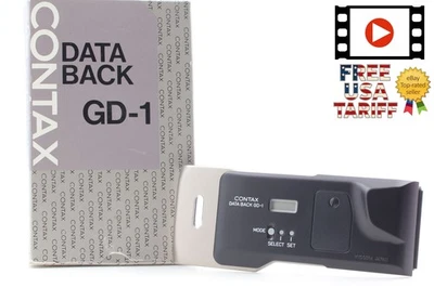 [Unused in Box] Contax Data Back GD-1 Back Cover for G1 Film Camera From JAPAN - Image 1 of 4
