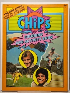 Libro para colorear y actividades Chips TV 1983 SIN USAR CHiPs Estrada - Imagen 1 de 2