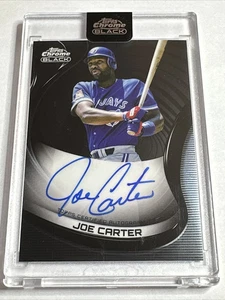 2022 Topps Chrome Black Joe Carter Encased Auto Autograph Blue Jays SP - Bild 1 von 2
