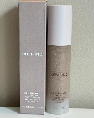 ROSE INC Skin Enhance Luminous Tinted Serum • Shade 020• 1 fl oz / 30ml • NIB - Image 1 of 4