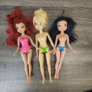 Konvolut 3 Disney Tinkerbell Fee Puppen Rosetta Silvermist - Bild 1 von 3
