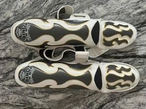 TOP KING MUAY THAI/ K1 KICKBOXING SHIN PADS GENUINE LEATHER - Picture 1 of 2