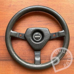 Vintage 70s MOMO PROTOTIPO S 350mm steering wheel with rare horn pad Porsche BMW - Bild 1 von 7