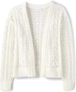 The Children's Place Girls' Long Sleeve Open Front Knit Cardigan - Picture 1 of 14